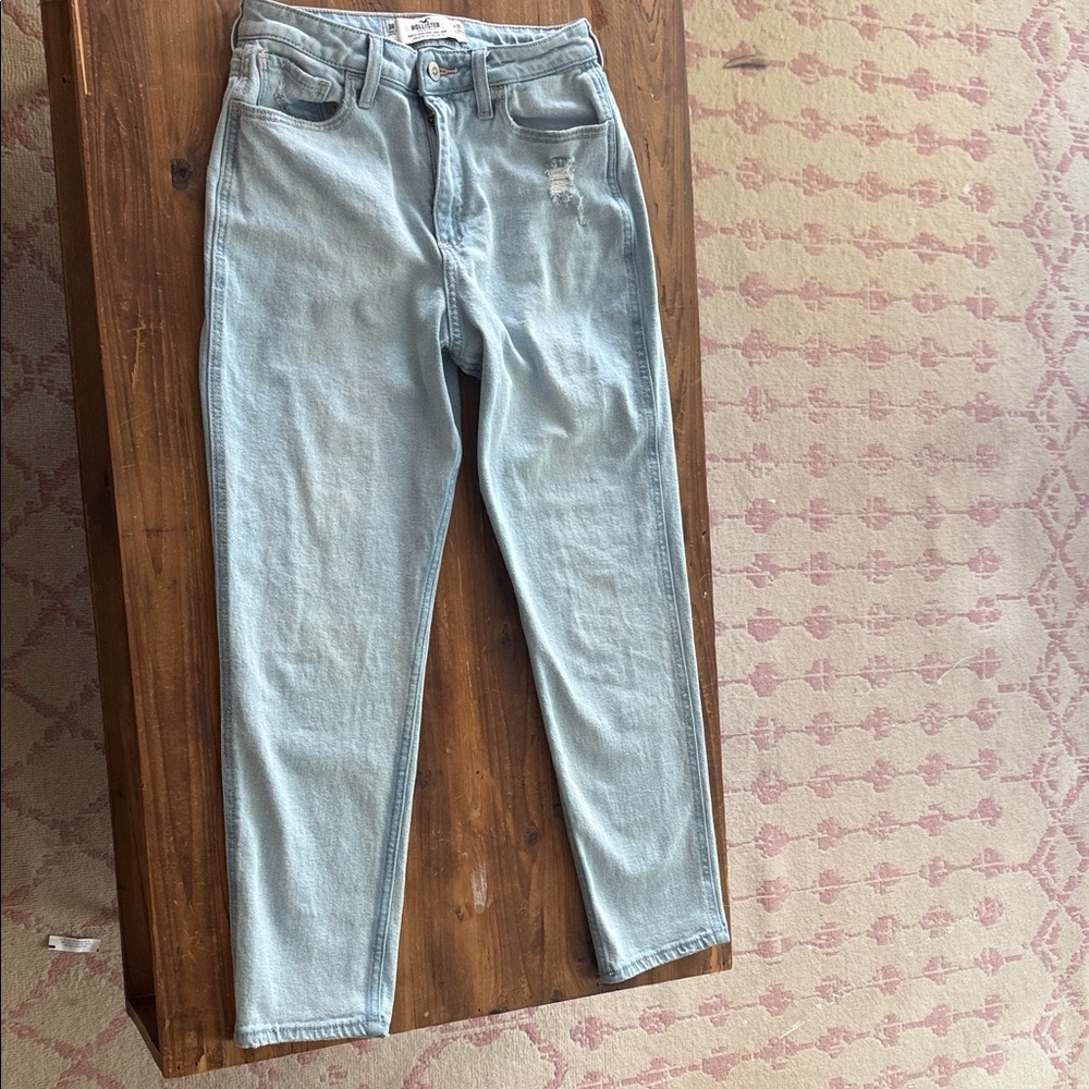 Hollister Light Blue Straight Leg Women's Jeans